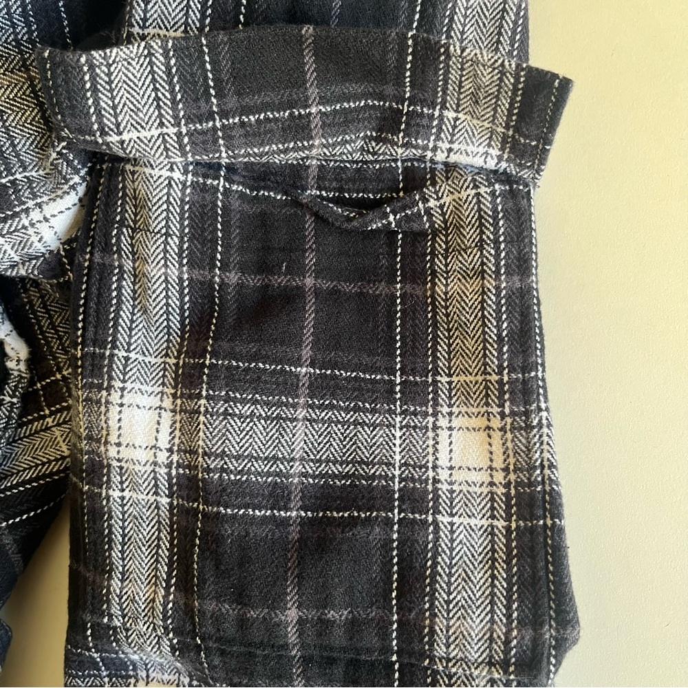 ALO YOGA Heritage Plaid Bomber Jacket In Black/ White Size S - Picture 11 of 12
